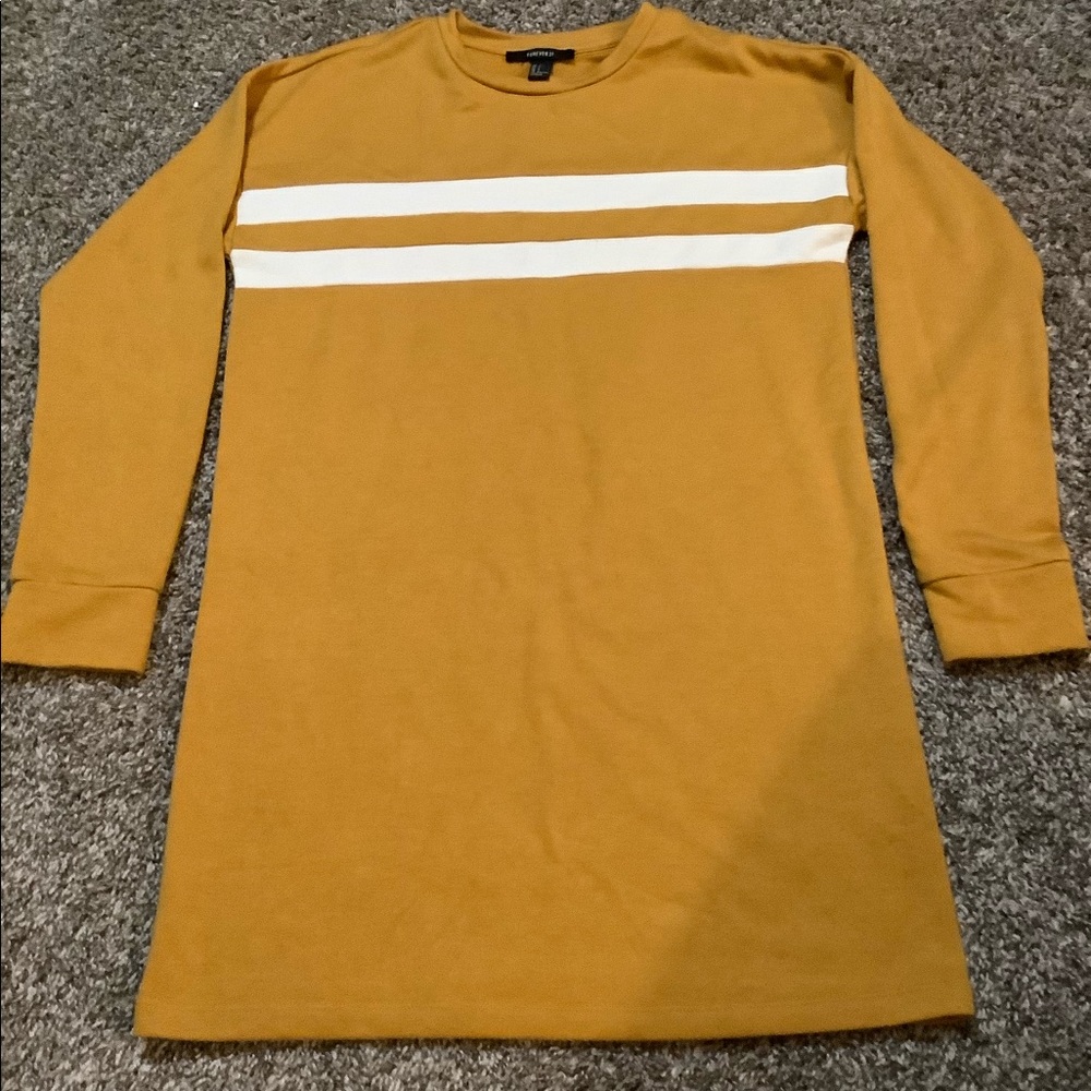 F21 Oversized Varsity Sweater